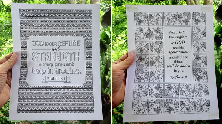 RicldpArtworks's tweet image. Printable Bible Coloring Pages with #Tessellationdesign #Repeatedpattern   etsy.me/3R76Kti  #etsy #printablearts #coloringpages #BibleArts