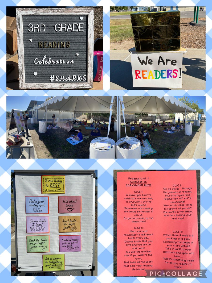 Marci Crosby (@teachermcrosby) on Twitter photo <a href="/shelynsharks/">Shelyn Elementary</a> 3rd graders enjoyed a reading celebration to end their first unit: Building a Reading Life. They went on a scavenger hunt, found a golden box of nonfiction books to start their new unit of study, and ended with a dance party. <a href="/RowlandSchools/">Rowland Schools</a> #WeAreREADERS <a href="/shelynsharks/">Shelyn Elementary</a> 3rd graders enjoyed a reading celebration to end their first unit: Building a Reading Life. They went on a scavenger hunt, found a golden box of nonfiction books to start their new unit of study, and ended with a dance party. <a href="/RowlandSchools/">Rowland Schools</a> #WeAreREADERS