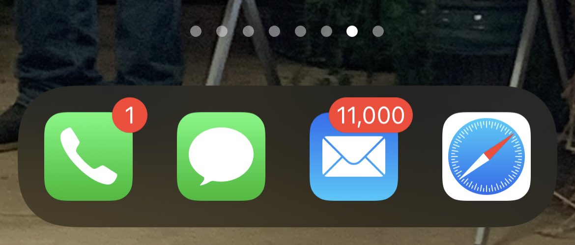 SelnerAg's tweet image. Son doesn’t think I can get to 100,000 unread emails in my junk acct. I wonder how long it will take
