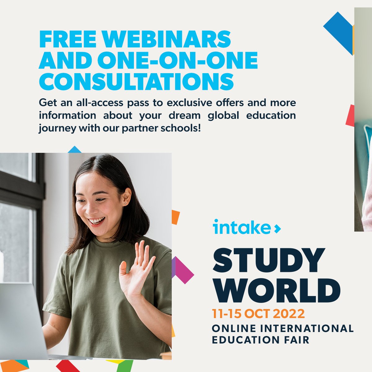 TOMCATust's tweet photo. Still wondering what it would be like to study abroad? Attend the Online Education Fair for free! Here are the schedule and details of their webinars and consultations. Register through this link: https://t.co/KNgxlwvE1L
#WhateverIntakes #Intake #TheFutureInYou https://t.co/v5Ckv0qg53