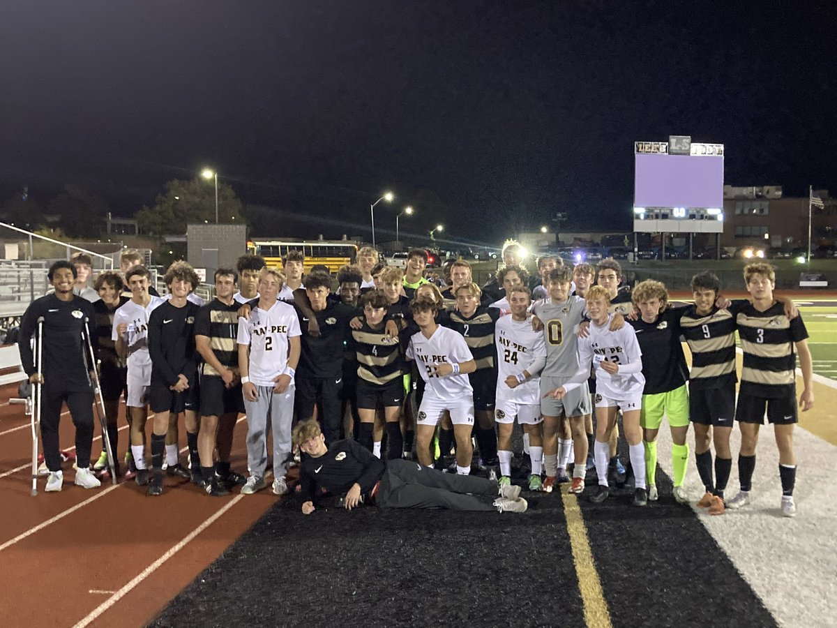 Tigers earn hard fought 1-0 win over <a href="/RayPecSoccer/">Ray-Pec Soccer</a> in home match.  Great #sportsmanship coming together to support our #14!  #family <a href="/LSHSAthletics/">LSHS Activities/Athletics</a> <a href="/LSR7Activities/">LSR7 Activities/Athletics</a>