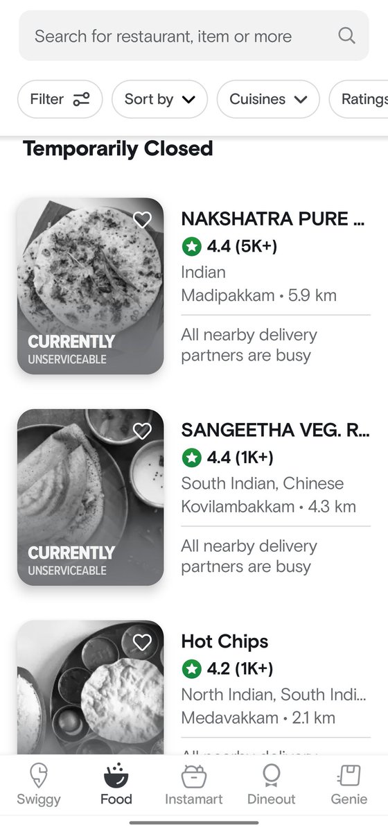 ankitmirage's tweet photo. Hey @Swiggy .. negotiate a deal with your delivery executives and bring an end to #swiggystrike .. tired of seeing this "temporarily closed"... https://t.co/B8O6Vc0nxz