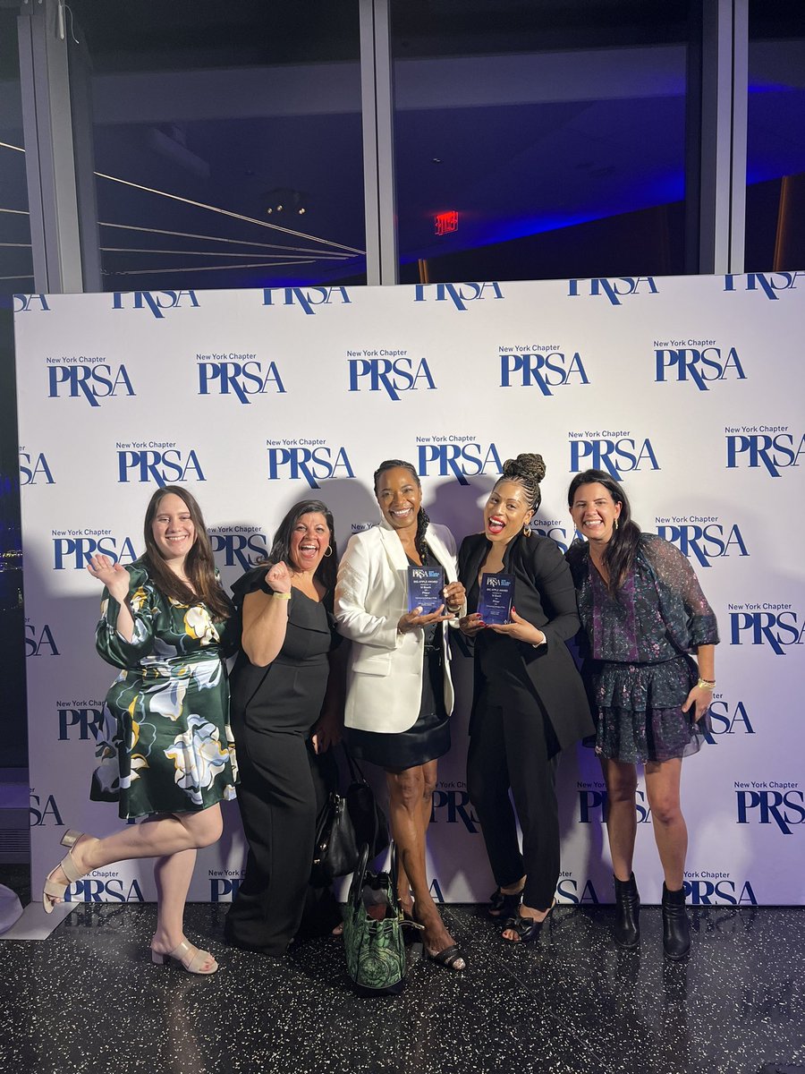 This. “Team work makes the dream work.” <a href="/prsany/">PRSA-NY</a> #BigAppleAwards