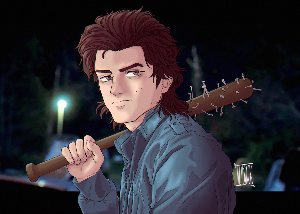 VJack1887's tweet photo. Me encantas Steve✨ #StrangerThings #StrangerThings4 #steveharrington #fanart https://t.co/5EKOb07Y96