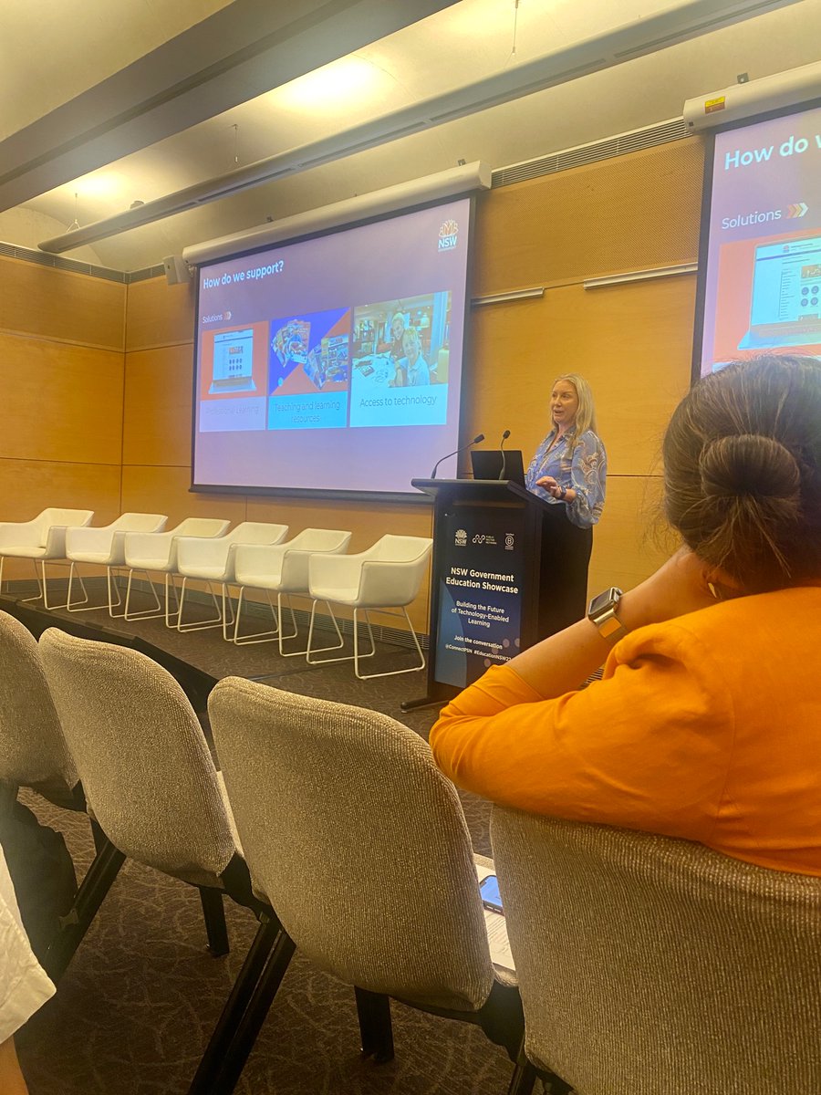 aim_phillips's tweet image. A wonderful opportunity to showcase the collective work ITD, T4L and the DST have been working on to support schools, teachers and students in building the future of tech enabled learning. #nswedu #digitalteachingandlearning