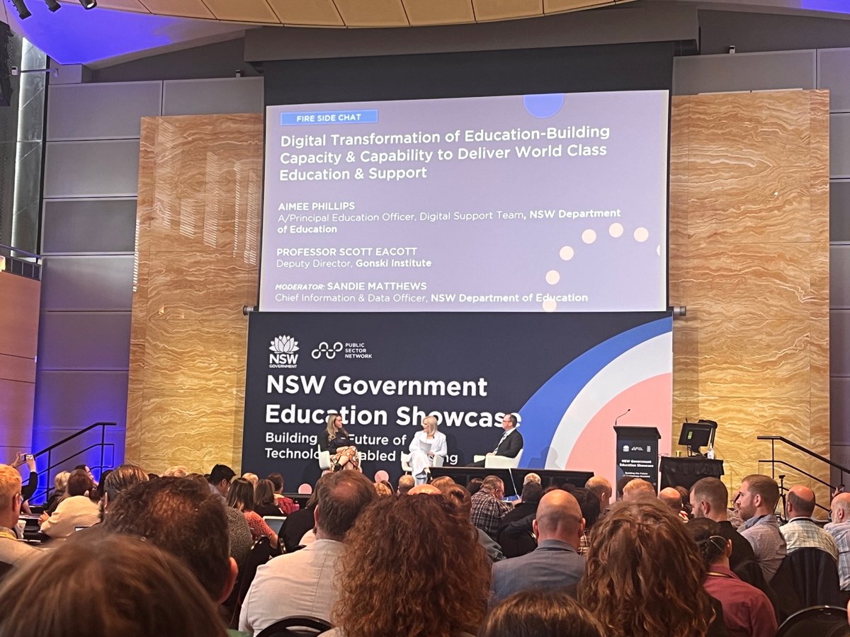 aim_phillips's tweet image. A wonderful opportunity to showcase the collective work ITD, T4L and the DST have been working on to support schools, teachers and students in building the future of tech enabled learning. #nswedu #digitalteachingandlearning