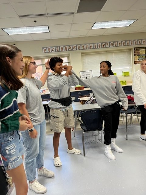 Successful first meeting! Thank you to Mrs.Dickmann and Mr.Fausnaugh for teaching us how to play the elephant game. Our next meeting will be October 6th, join us for fun and games!  #theEASTway