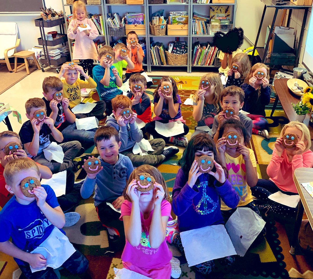 Thank you to B’s family for bringing us <a href="/TimHortons/">Tim Hortons</a> #SmileCookies today!! 🍪✨♥️ This raises money for the important work being done at the @childrensrehab in Manitoba!  A yummy treat to support such an incredible foundation!