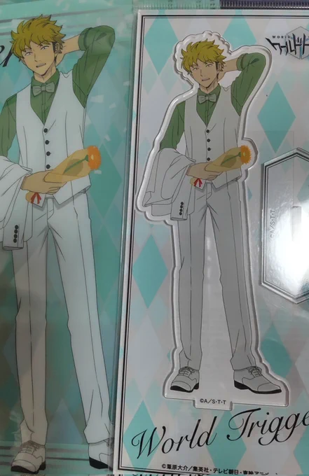 白スーツ諏訪さん届いた立ち絵みんな素敵だからクリアファイルもゲット 