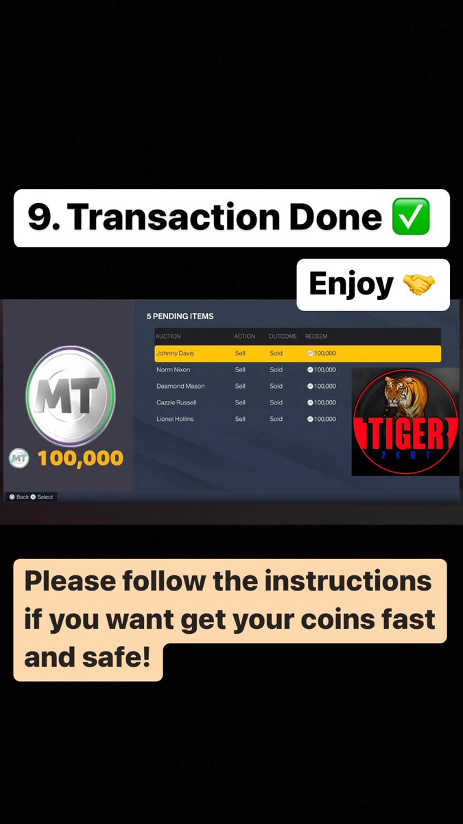 tiger_2kmt_mut's tweet photo. How To Buy MT Points? It's very simple!
#nba2k #nba2kmyteam #nba2kcommunity #nba2knews #nba2kmyteam #nba2k22 #lockercodes #nba2kcommunity #mypark #myteam #nba2kmemes #nba2k22myteam #nba2k21myteam #nba2k23 #2k23 #nba2k23myteam #buymt #mypointsgiveaway #mtpoints #myteampoints https://t.co/eGCSujw3WA