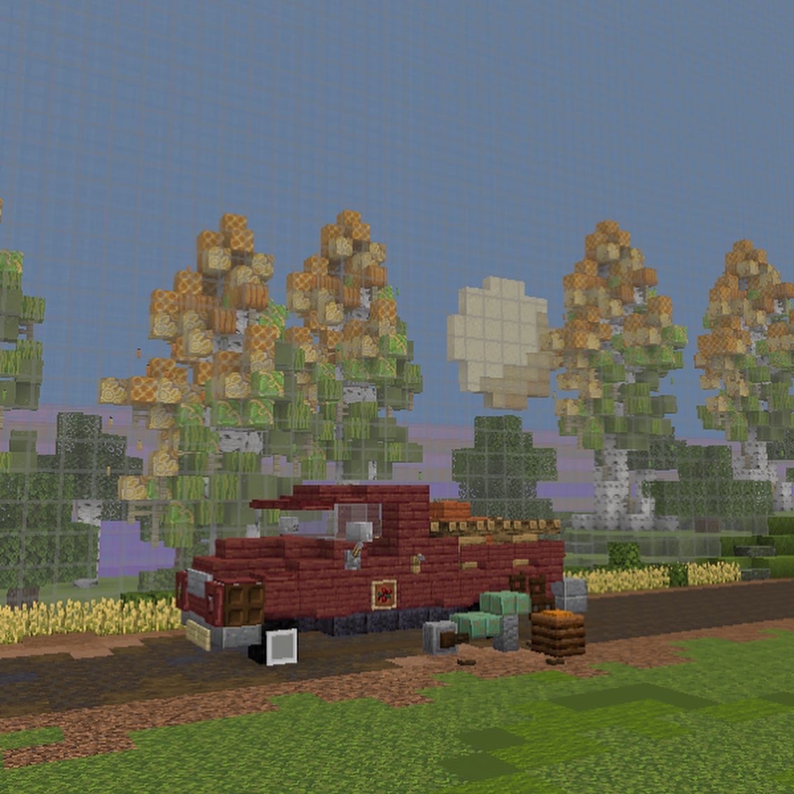 Blaze8516's tweet photo. 22/9/22
A red truck to celebrate the first day of autumn
It features trees, a muddy road, a wheelbarrow, and more…
The attached teeet features additional images and server join info to see it in game.
#minecraft #minecraftvehicles https://t.co/7JW32da2IN