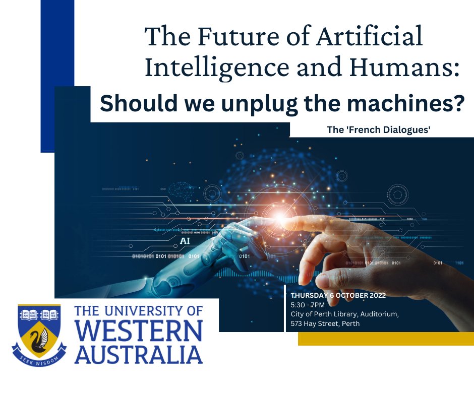 AlumniUWA's tweet photo. The #UWA Law School and #UWA Minderoo Tech & Policy Lab host the 2022 French Dialogues.
Thursday 6 October 2022, 5:30-7pm
@CityofPerth #PerthLibrary
More information and free registration ➡ https://t.co/HNwUrFAjpA https://t.co/EfvabrluK7