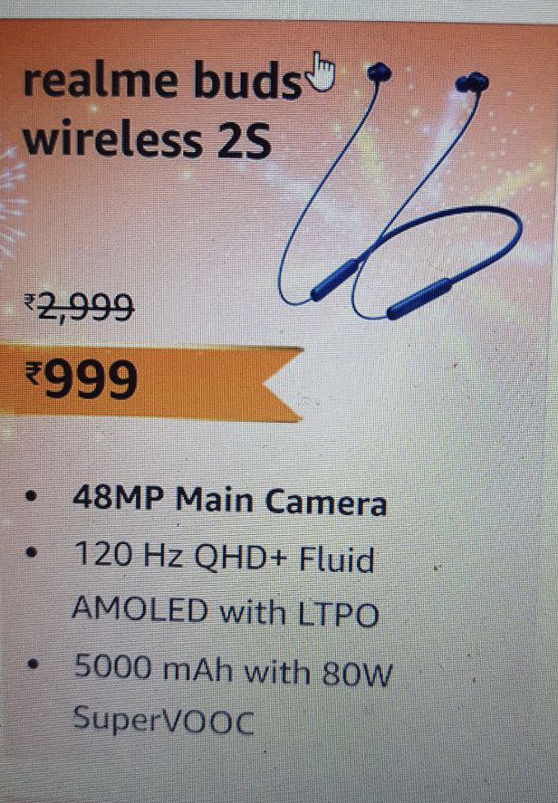 TechJunkies's tweet photo. Best specs earbands..
48MP Camera with 120hz display.. https://t.co/qBmbG13LP3