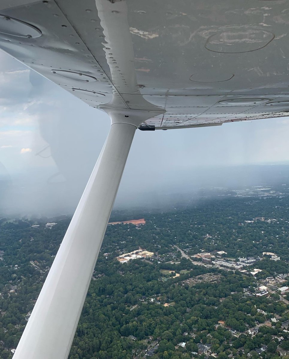 av8rdude's tweet photo. Was fun sneaking by some rain cells on my final approach into Raleigh this afternoon. https://t.co/4Scvjql5y7