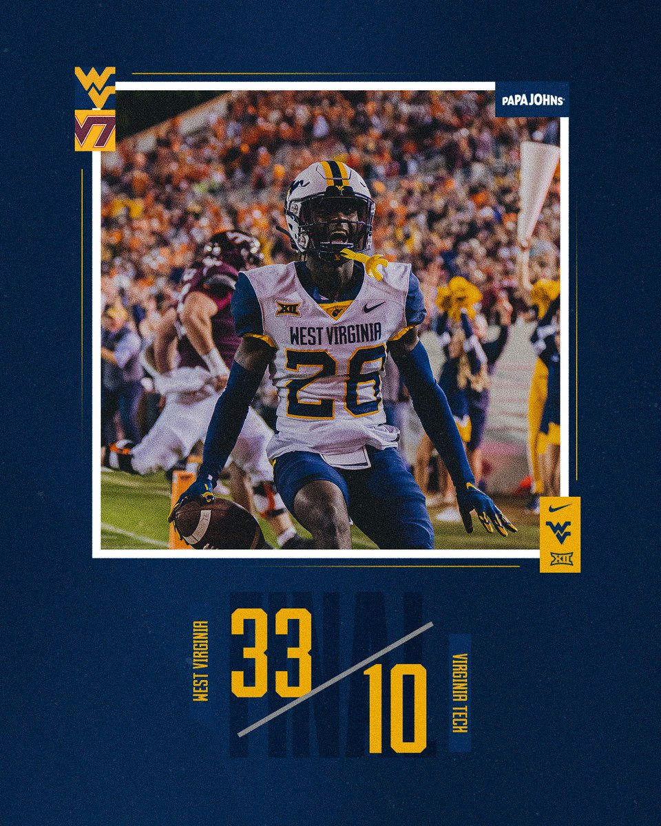 WVUfootball's tweet image. Best Virginia. 😤

#HailWV