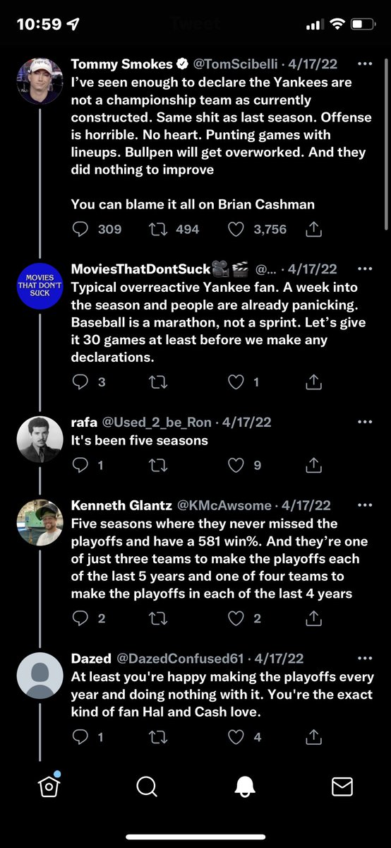 FittedFriday's tweet photo. @KMcAwsome @DazedConfused61 @Used_2_be_Ron @moviesthatdont @TomScibelli Congrats to the Yankees fans who had faith in the front office and the players in the clubhouse all along https://t.co/RdIJAaitE3