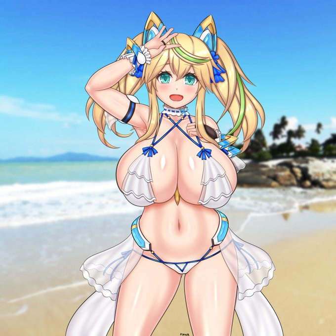 #夏が終わりそうだし今年描いた水着絵を貼ろう 