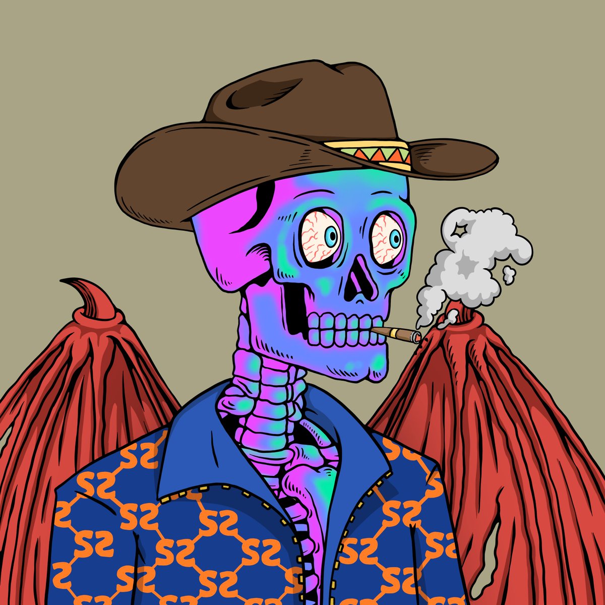 Scooped this rare <a href="/SecretSkellies/">Secret Skellies Society - 𝔸 ℂ𝕌𝕃𝕋 💀</a>  I've been following the team through many mints on $near and they've always delivered.