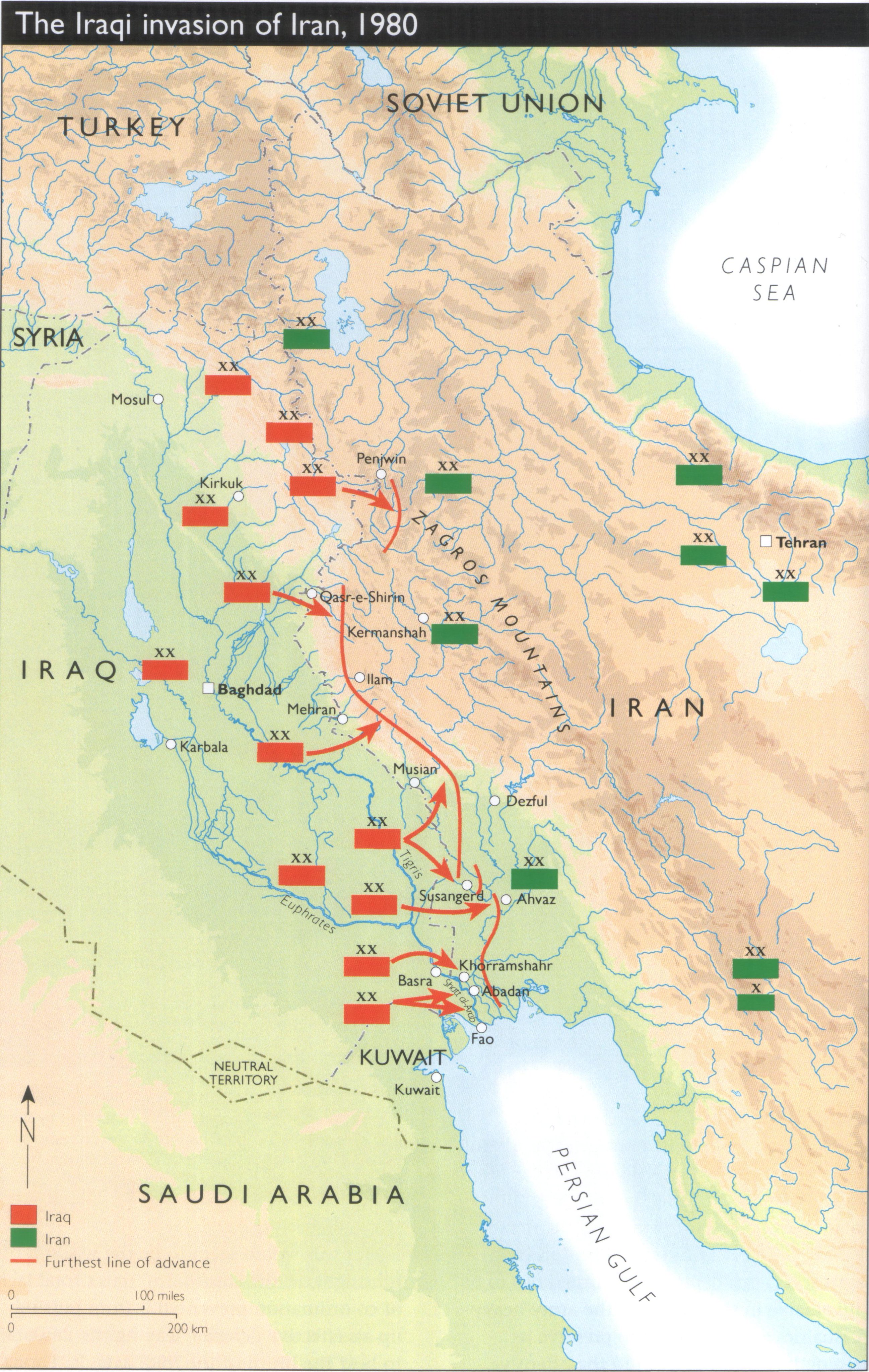 MapPorn on X: The Invasion of #Iran by #Iraq (22 September 1980)  https://t.co/5dA2So5nbl #MapPorn https://t.co/OVDY4Wn5J8 / X
