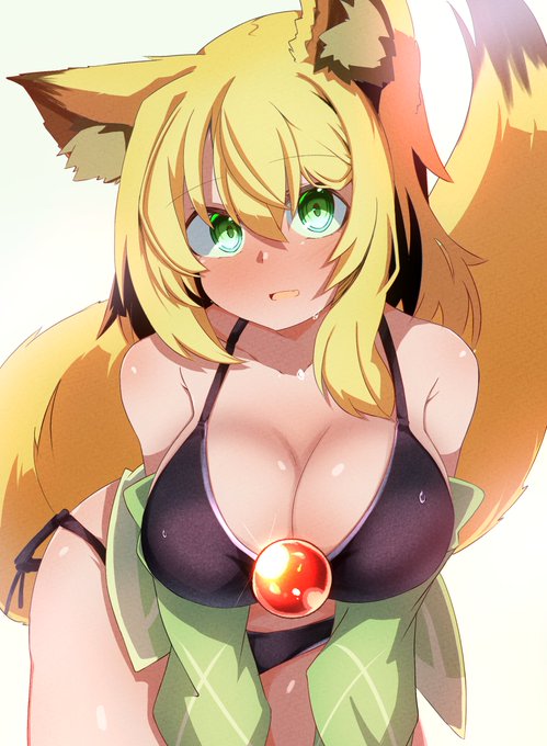 #夏が終わりそうだし今年描いた水着絵を貼ろう 

スッ 