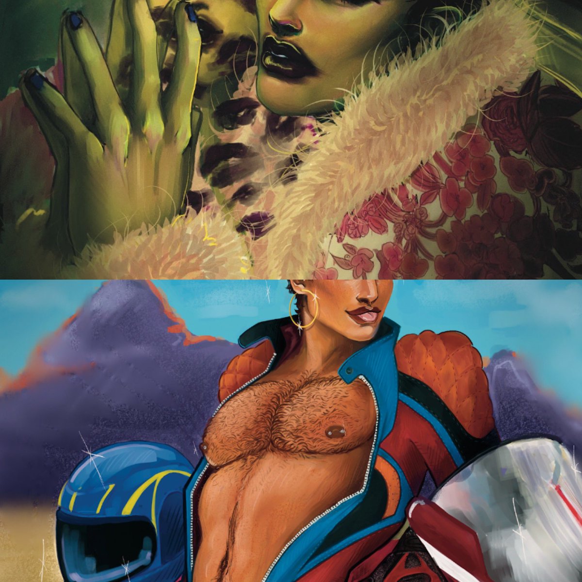 I got my copy of <a href="/GUIDOartbook/">G U I D O - Shipped!</a> today and I’m so amazed with everyone’s work!! 
I’m quite proud of what I made, can’t wait to post them for ppl who weren’t able to pre-order the book 🖤
Tysm for having me as part of this project 💖💖💖💖