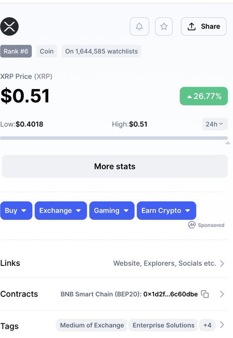 BOOM 50c BROKEN 🤯 https://t.co/ZrDFd3aRIp