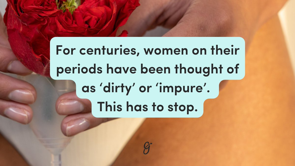 GirlsGlobe's tweet photo. Yes, I'm on my period. No, I'm not dirty. https://t.co/6pFzmQzJMo
#periodtaboos #menstruationmatters https://t.co/c6Ep6s8RnQ