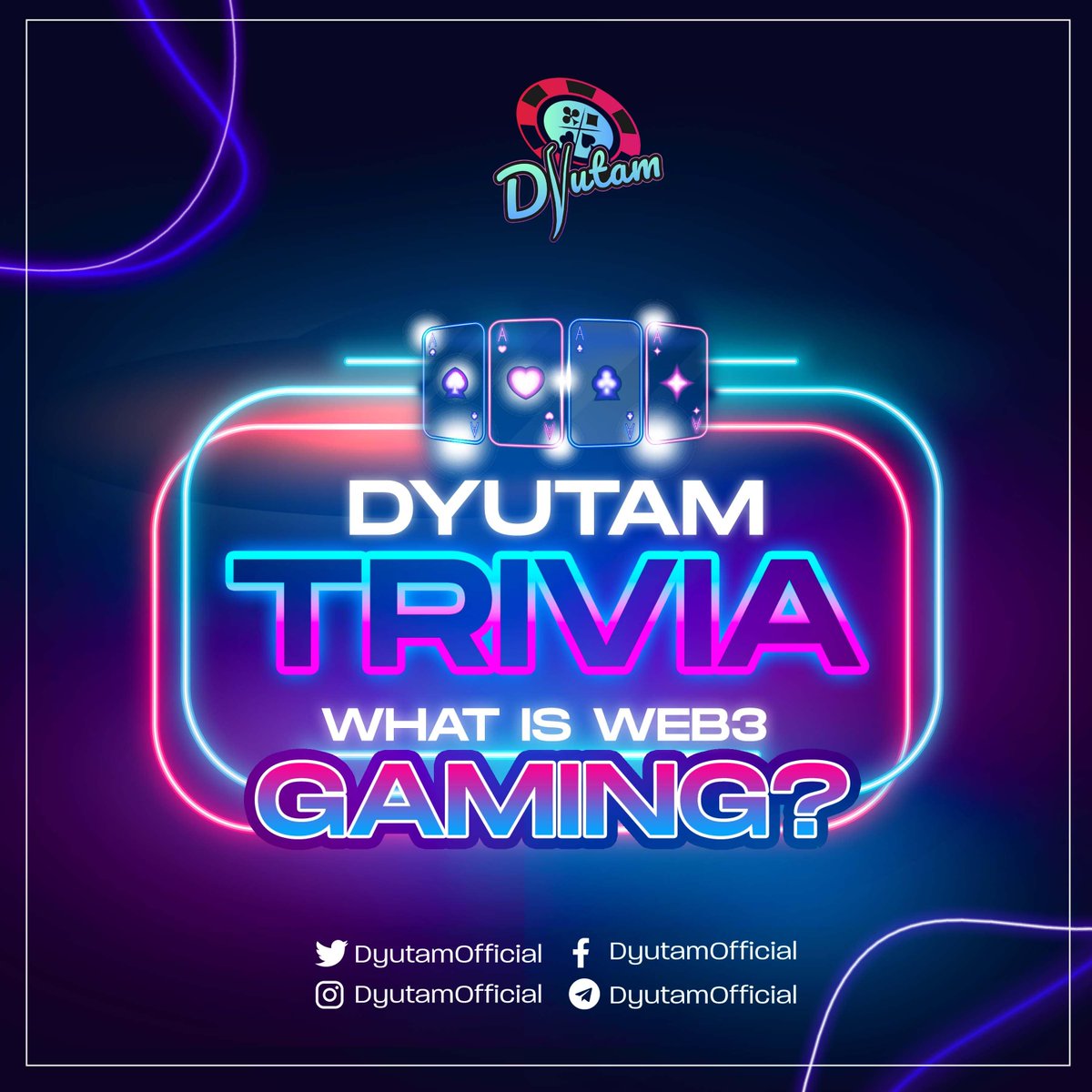 🎮Web3-based games allow the players to engage with the games in innovative and decentralized ways. People can play to earn via cryptocurrencies and NFTs. This democratizes all aspects of gaming. 👌

💪The power is in your hands:
🔗 linktr.ee/dyutam