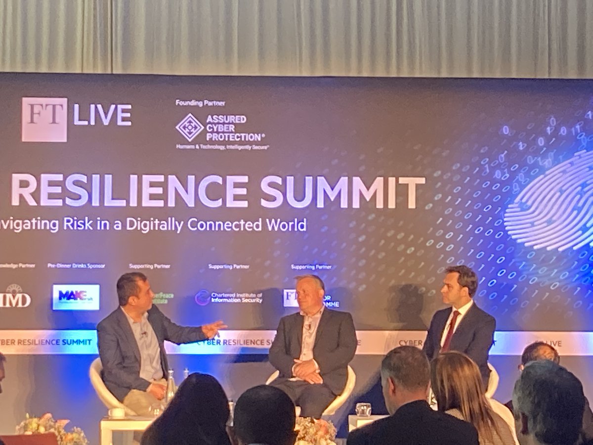 Discussing "how can companies and individuals get ahead of #misinformation" #cyberresilience #cyberriskmanagement #cyberriskmonitoring <a href="/ftcyber/">Ftcyber</a>