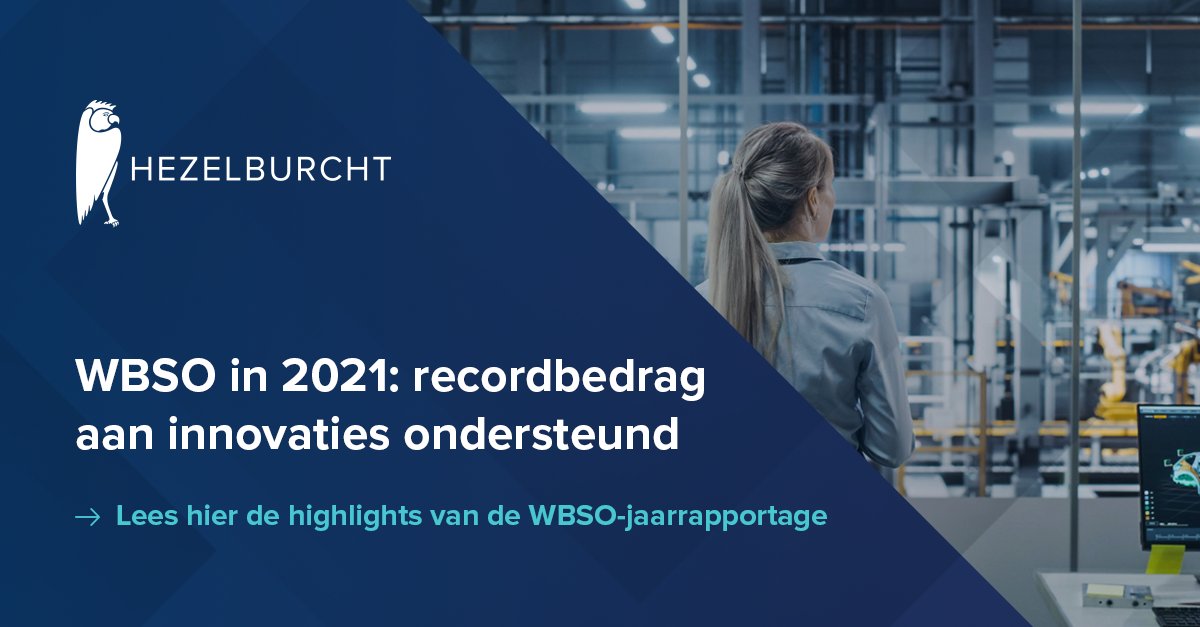 Er is in 2021 voor maar liefst € 7,8 miljard aan innovatieprojecten goedgekeurd voor WBSO-subsidie! Dit heeft geleid tot een fiscaal voordeel van ruim € 1,4 miljard voor innovatieve ondernemers, zo blijkt uit de WBSO-jaarrapportage van 2021: hubs.ly/Q01n26mb0