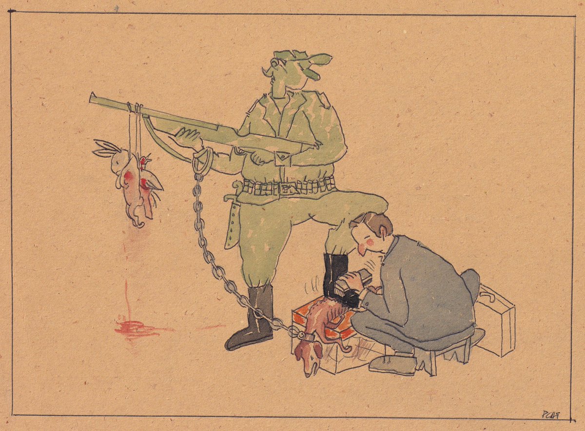 Mi viñeta de hoy.
Matar por diversión.