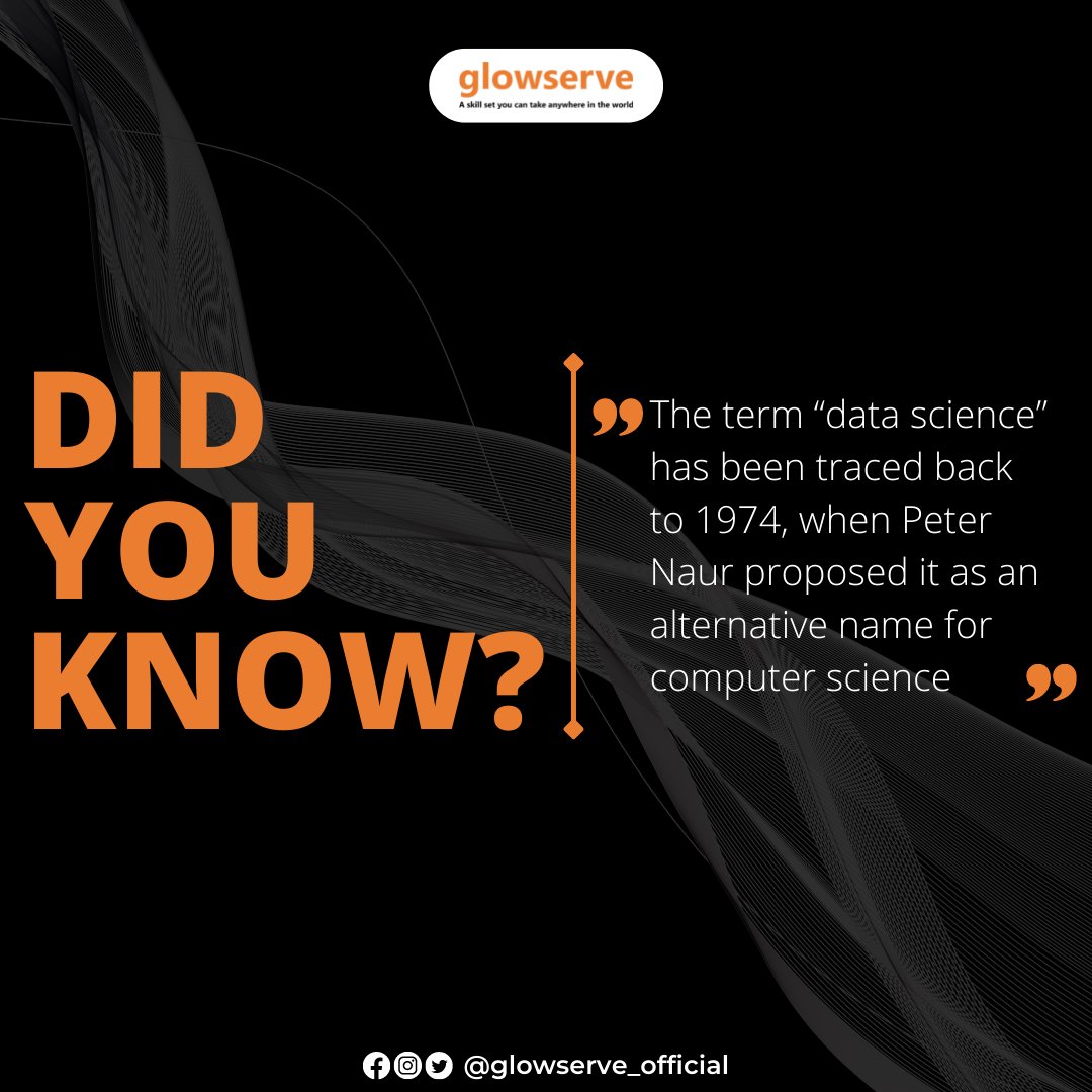 Did you Know?

#glowserve #glowservebusinessanalytics #GBA #glowserveltd #data #technology #datascience #business #tech #dataanalytics #machinelearning #ai #analytics #datavisualization #database #employment #programming #python #software #IT