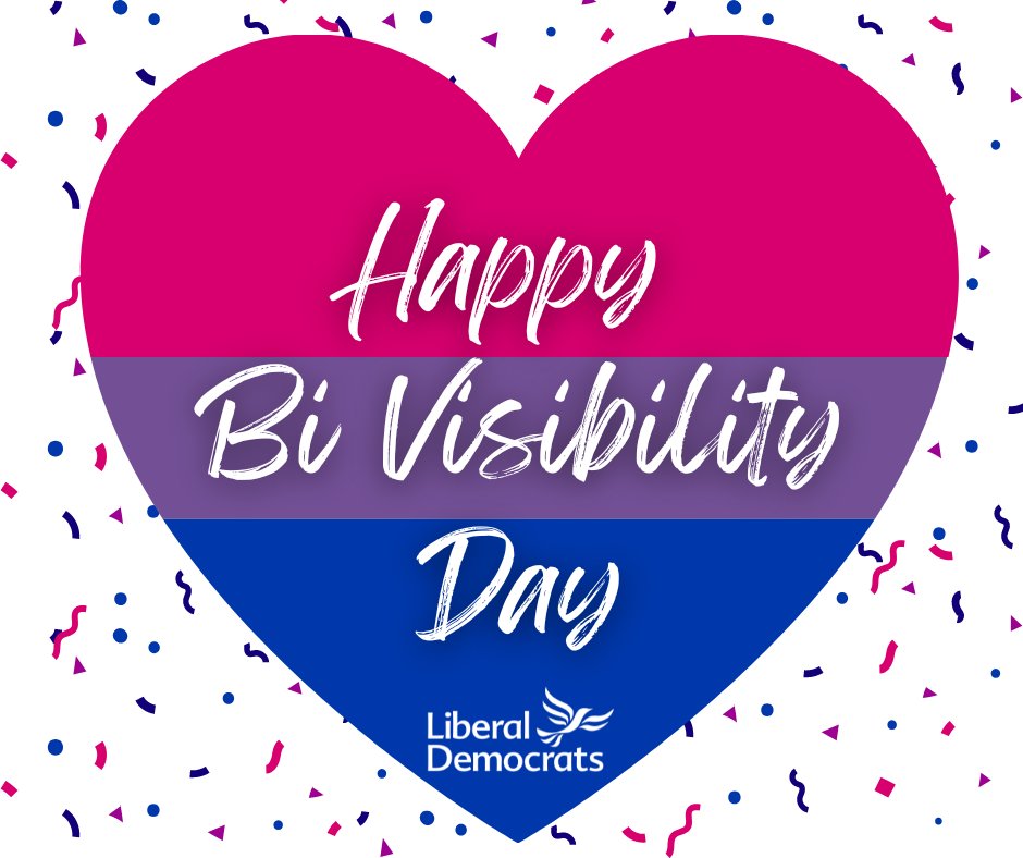 Happy #BiVisibilityDay2022 nobody should have to hide who they really are. Today we celebrate the work of people and organisations that champion bisexual equality and take time to listen and think about what progress is still needed and how we can all be part of that.