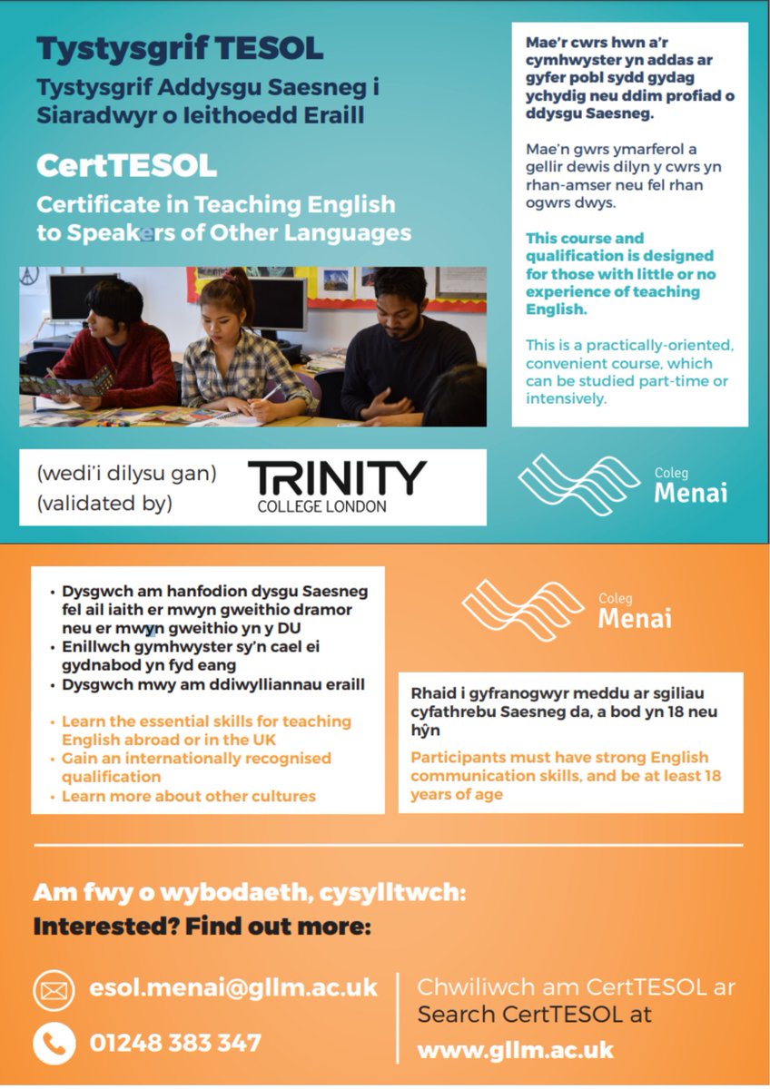 Coleg Menai Ty Cyfle tweet media