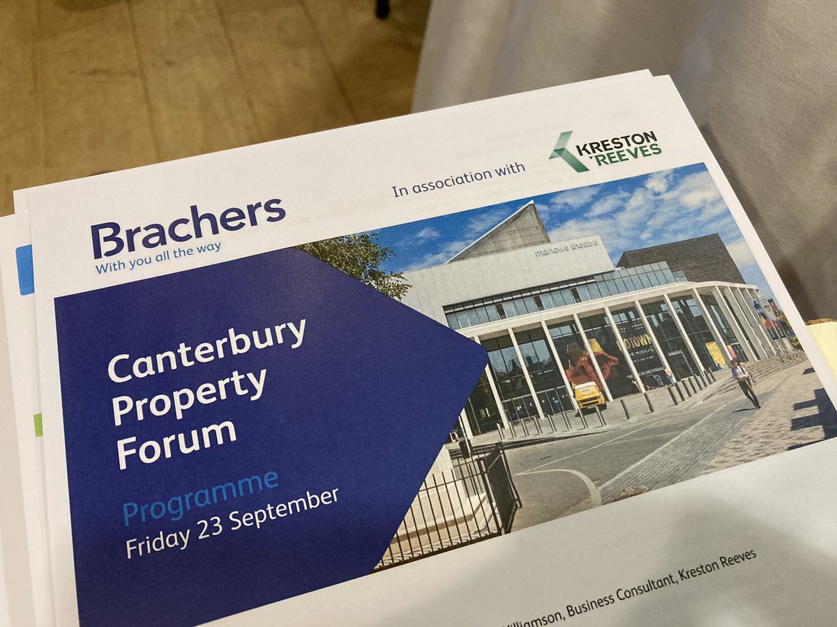 At the first #canterburypropertyforum organised by <a href="/KrestonReeves/">Kreston Reeves</a> <a href="/BrachersLLP/">Brachers LLP</a> #property #canterbury #kent