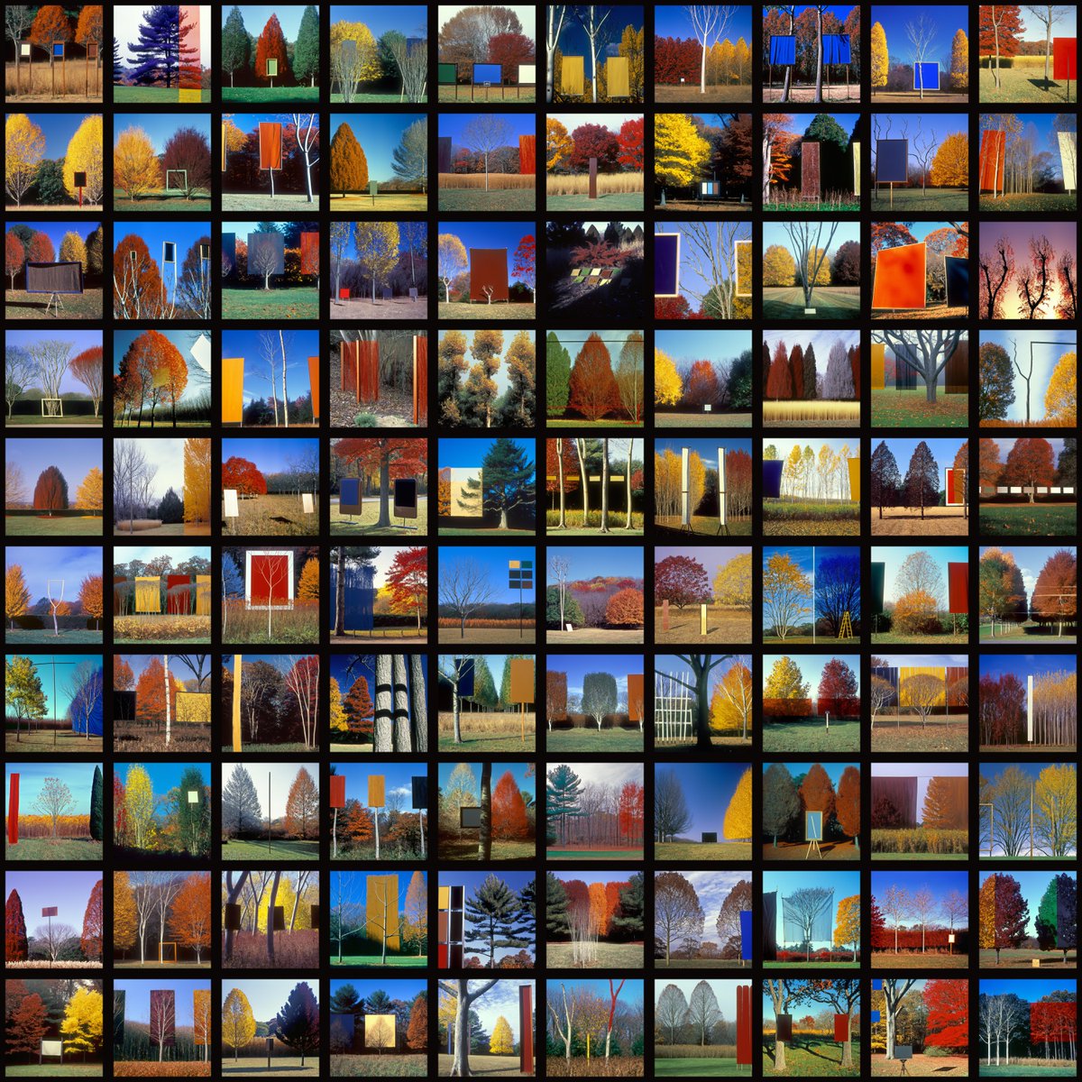 "Les Quatre Saisons"
The first 100 1/1 NFTs - Automne - are now minted &amp; listed on <a href="/foundation/">Foundation 🌐</a> 
I won’t bore you with the price, but they’re sort of affordable :)

Link's below