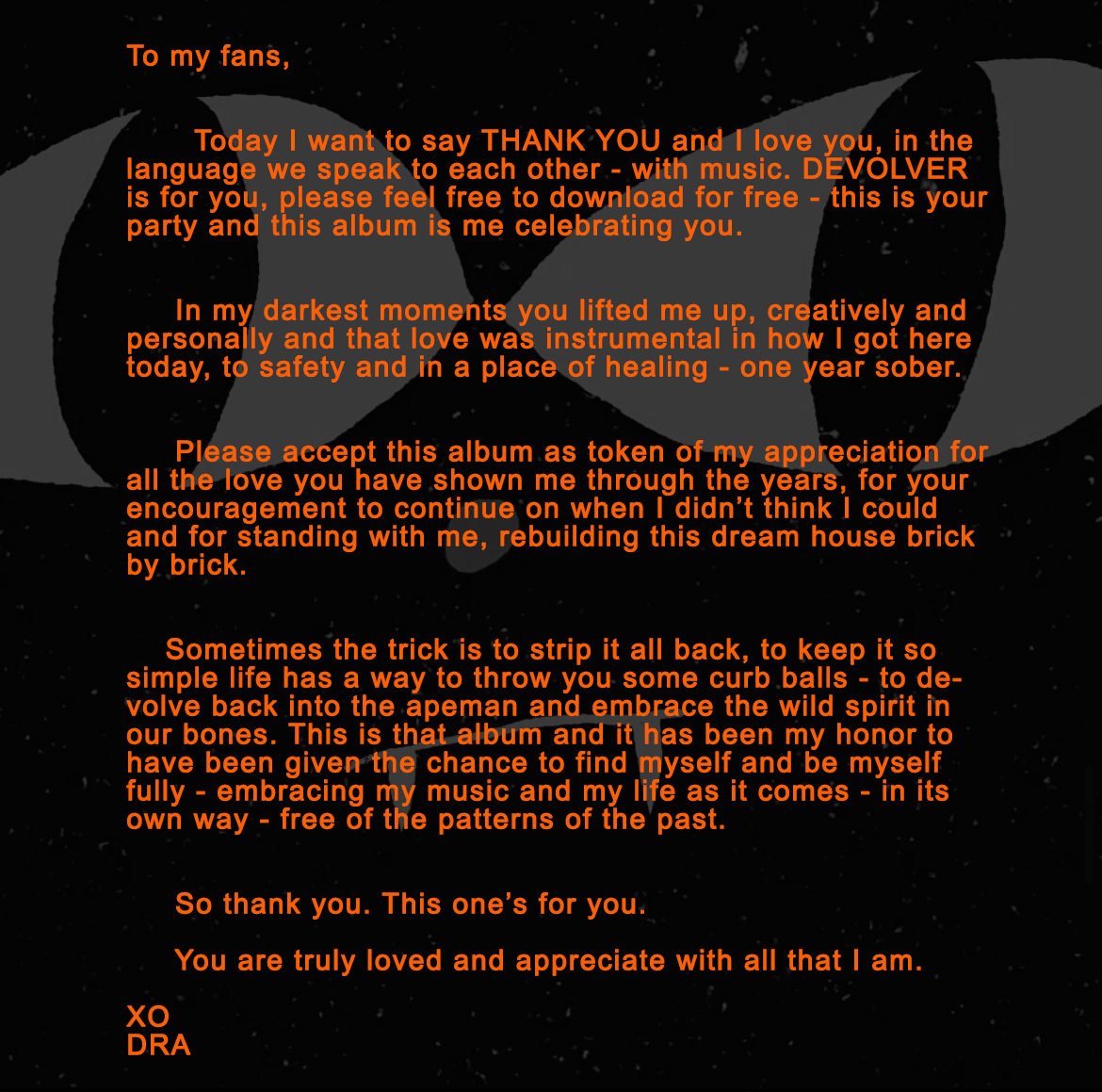 Ryan Adams tweet media
