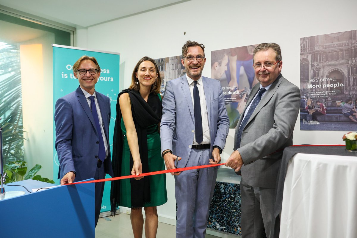 Opening van de nieuwe post van economisch en commercieel attaché van het Brussels Gewest in #Rabat. Deze moet zorgen voor een betere begeleiding en vertegenwoordiging van onze bedrijven in de Marokkaanse hoofdstad en contacten leggen om investeringen naar #Brussel te halen.