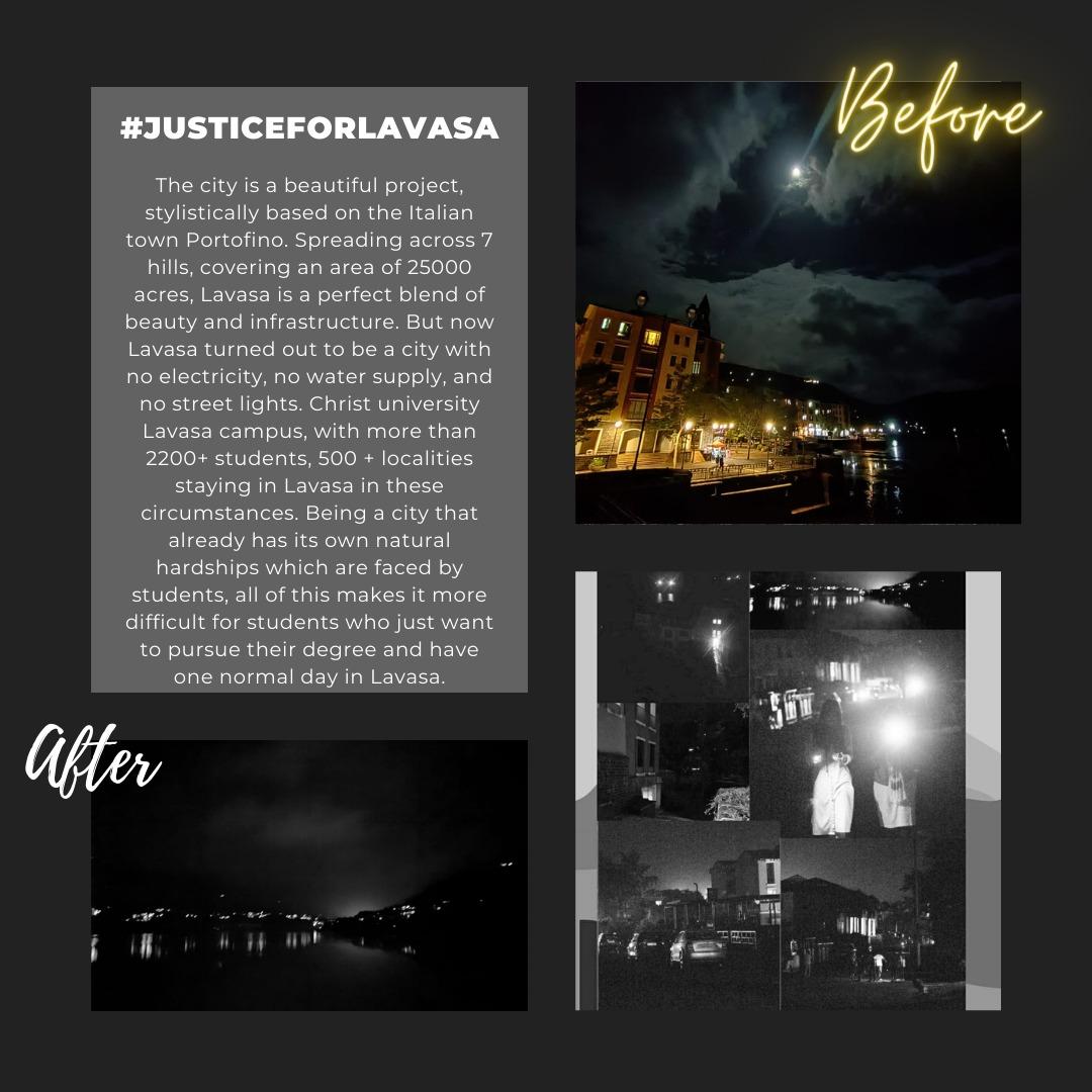 Khushi_Gurunani's tweet photo. BASIC NECESSITIES DENIED FOR LAVASA(Water&amp;Electricity) 

#justiceforlavasa #lavasastudents #humanrights #socialjustice #supportlavasa #lavasacity #basicrights #indiangovernment #humanity #christ #msedcl #injustice #help #justiceforstudents #studentslavasa #cchschristlavasa #cchs https://t.co/thzzFQOEcV