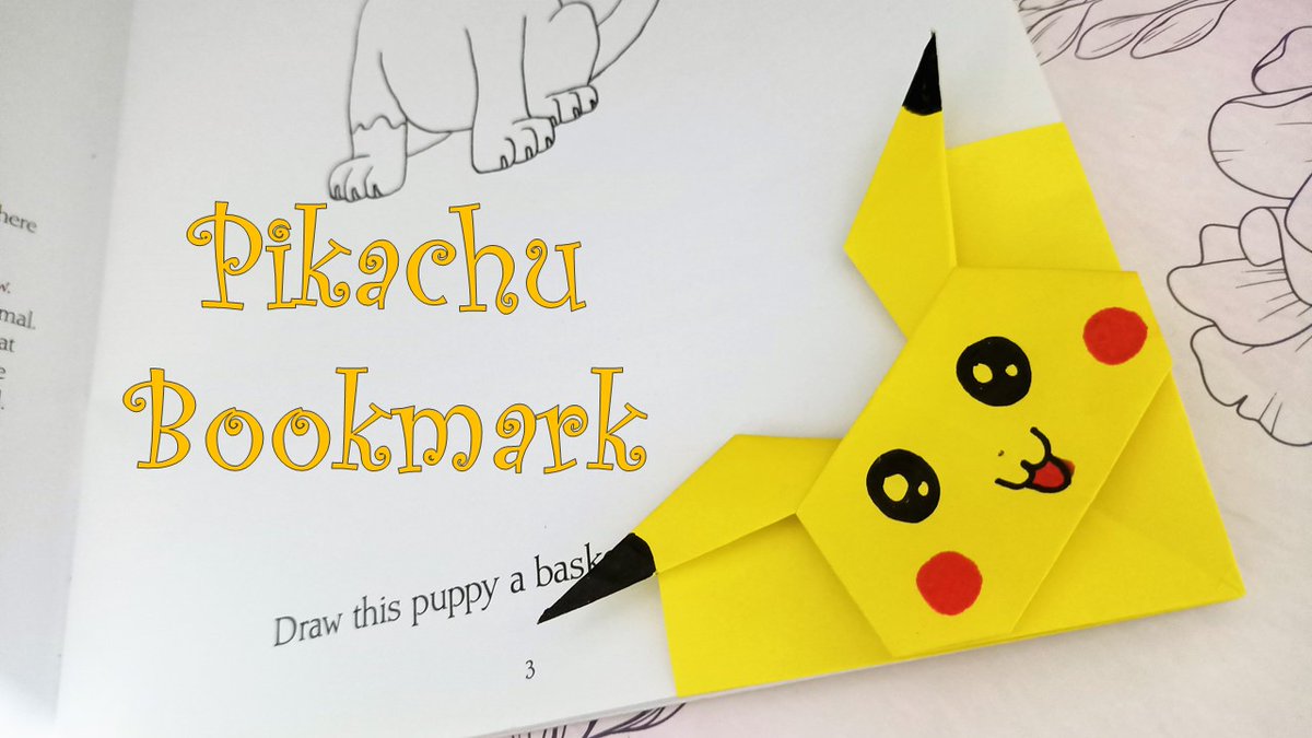 MimiKids_TV's tweet photo. https://t.co/QftFv5Iyy9

Pikachu BOOKMARK making step by step [2022] cara membuat pikachu dari origami mudah #pikachu #pokemon #PokemonGOFest2022 #bookmark #origami https://t.co/5y4X79YHS2