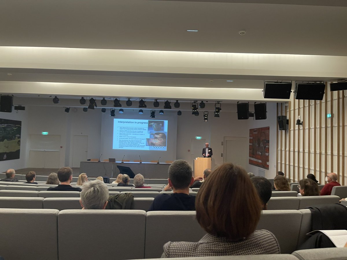 Origins7Paris's tweet photo. We have started the last day of our Origins conference! Here we have Martin Odler speaking about his current research on copper https://t.co/WPiqo9ouCE