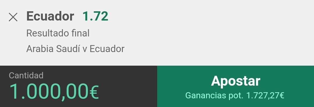 Os dejo por aquí apuesta free del grupo de telegram 🔥🔥🔥