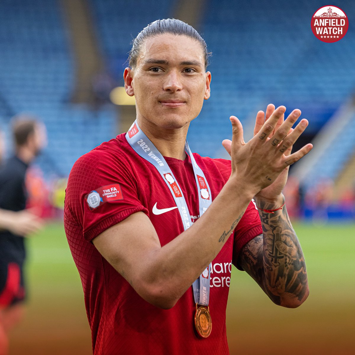 Patrice Evra on Darwin Nunez: 

"[He] has just come to a new league but when Liverpool wins and he doesn't score I know he won't sleep." #lfc [betfair]