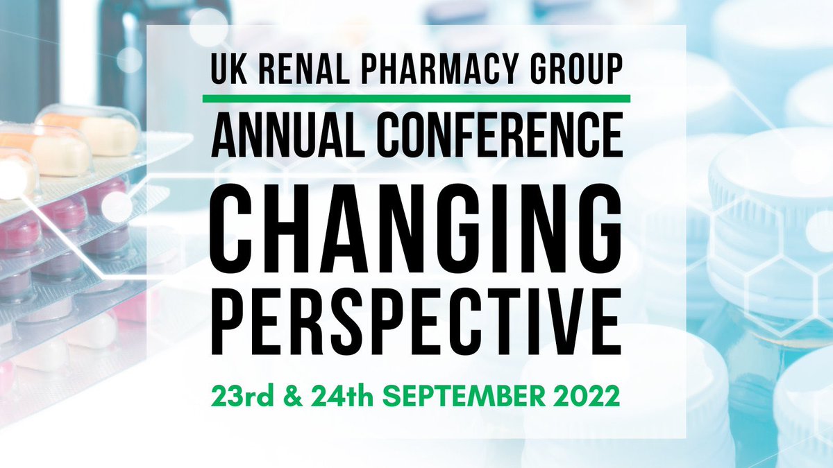 RenalPharmacy's tweet image. A very warm welcome to our delegates as we kick off the #UKRPG2022 conference!