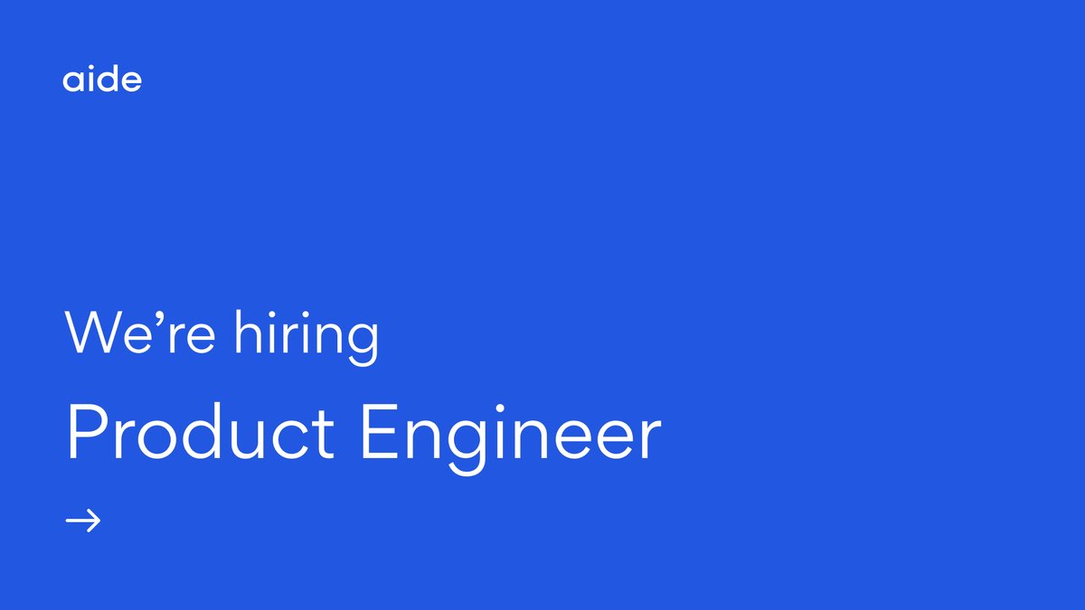 ianwharton's tweet photo. We're hiring 👉 @aidehealthco. For those who want to help shape the future of healthcare. More detail here: https://t.co/8kr9kGondL https://t.co/XrE2Mi2NmW