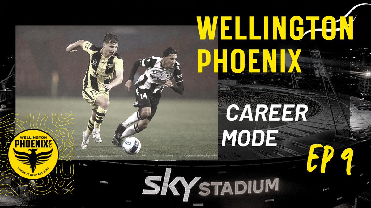 airbrn_'s tweet photo. New @WgtnPhoenixFC kit launch means we're starting to get closer and closer to the new season... 

But first, there's another season that is yet to wrap up!
Episode 9 of the #WellingtonPhoenix career mode is dropping later tonight!

Looks like we're in for a tough one too... https://t.co/4PT4WpU4JK