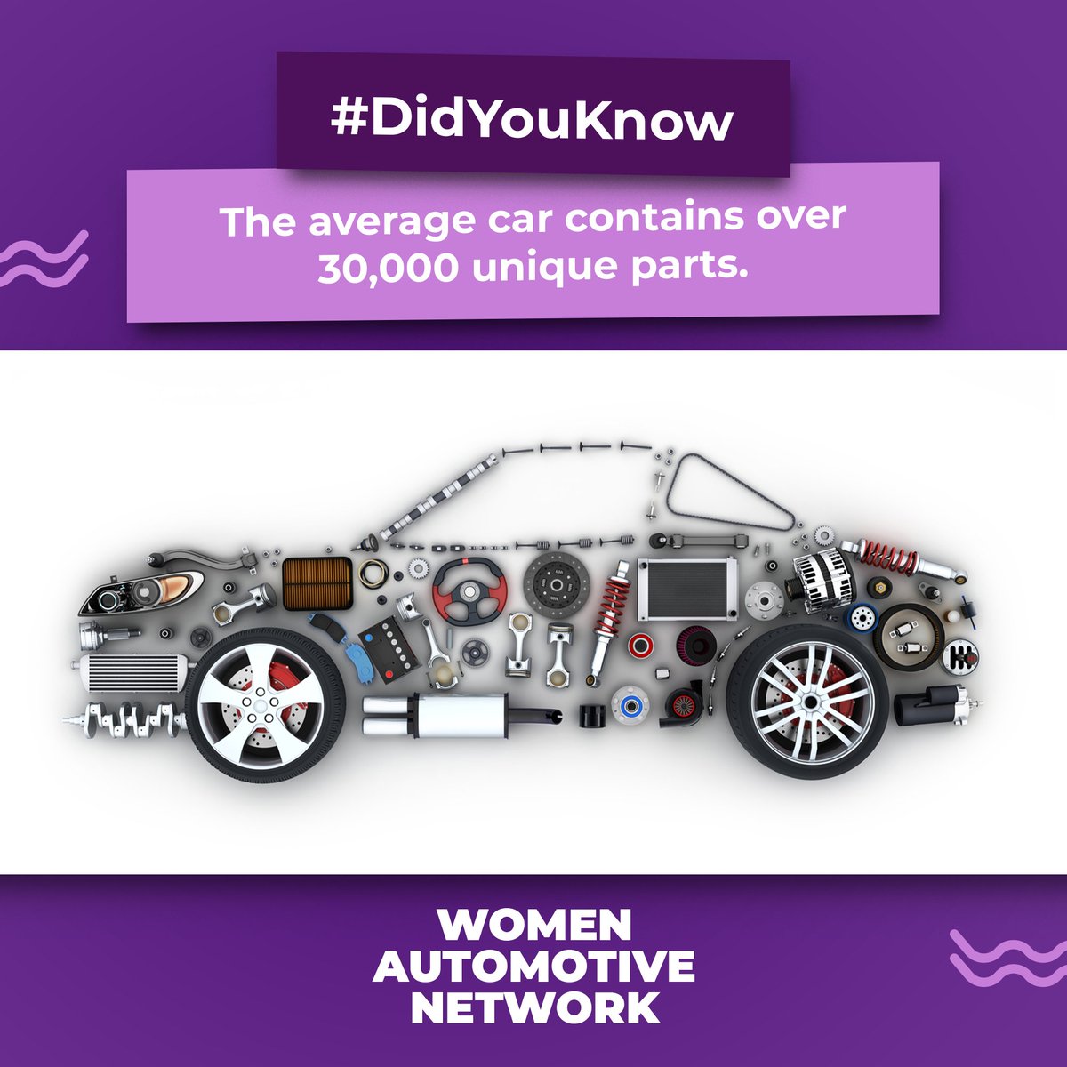 WomenAutoNetwrk's tweet photo. When you think about it, it’s a miracle they don’t break down more often.
#DidYouKnow #car #uniqueparts #WomenAutoNetwork #diversitydrivesinnovation #bettertogether #automotivetrends #automotive https://t.co/cxfHevNEy3
