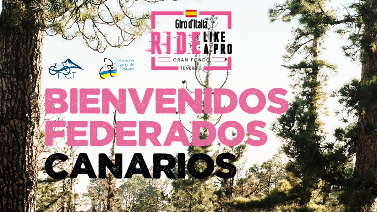 Gracias a un acuerdo con la <a href="/fedcanciclismo/">Federación Canaria de Ciclismo</a> &amp; <a href="/FICTenerife/">Federación Insular de Ciclismo de Tenerife</a> todos los ciclistas federados en #Canarias disponéis de un ¡𝗣𝗥𝗘𝗖𝗜𝗢 𝗘𝗦𝗣𝗘𝗖𝗜𝗔𝗟 𝗲𝗻 𝗹𝗮 𝗜𝗡𝗦𝗖𝗥𝗜𝗣𝗖𝗜Ó𝗡!

👉🏼Solicítalo a la Federación o escríbenos un MD y nosotros te lo mandamos directamente ✌🏼