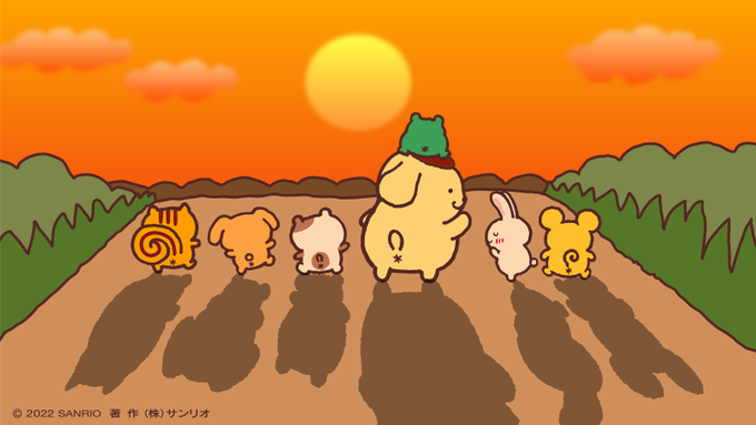 「grass orange sky」 illustration images(Latest)