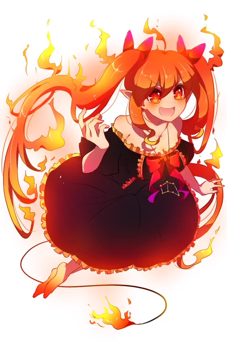 HOクトゥグアの子!です!某クトゥグアちゃんリスペ!!・全身!・失敗差分!・クリティカル差分!・ファンブル(爆発)差分!#TRPG #ごうよく卓 